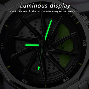 Reloj de Cuarzo Minimalista para Hombre Sanda 1159 con Esfera Giratoria, Luminoso, Resistente al Agua, Deportivo e Informal - Product Image 5