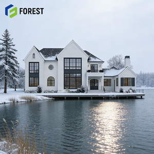 Casa Modular Prefabricada de Acero Resistente, Villa Moderna de 3 Dormitorios, Hotel con Garantía de por Vida, Villa de Lujo - Product Image 1