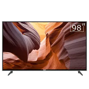 read to ship Integrated smart tv 98 inch 2+16G 4k uhd led television android 9.0 screen tv with factory prices tv