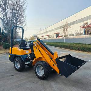 निर्माण स्थलों के लिए 0.5cbm बाल्टी क्षमता के साथ थोक फुट 4wd स्पष्ट हाइड्रोलिक मिनी फ्रंट लोडर - Product Image 5