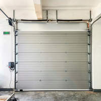 Sistema de Elevación Vertical, Panel de Acero Resistente, Puerta Seccional Automática Comercial de Alta Resistencia a Prueba de Viento