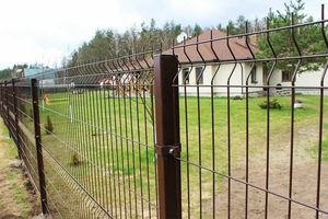 Panneau de clôture de jardin 3D incurvé, clôture décorative 3D extérieure, revêtement en PVC vert, treillis métallique soudé incurvé - Product Image 4