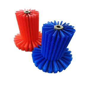 Màu xanh Nylon bàn chải con lăn cho thùng làm sạch máy thép không gỉ và vật liệu vật nuôi hình dạng hình trụ chức năng đánh bóng - Product Image 1