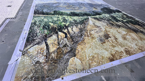 Art <span class=keywords><strong>mural</strong></span> personnalisé <span class=keywords><strong>en</strong></span> mosaïque, carreaux faits à la main, art <span class=keywords><strong>mural</strong></span> moderne <span class=keywords><strong>en</strong></span> verre, décoration de luxe <span class=keywords><strong>en</strong></span> mosaïque pour salle de bain - Product Image 4