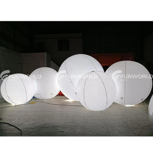 Đầy Màu sắc <span class=keywords><strong>Inflatable</strong></span> cảm ứng Bóng bãi biển PVC <span class=keywords><strong>Inflatable</strong></span> LED chiếu sáng bóng điều khiển từ xa ném bóng cho buổi hòa nhạc bên - Product Image 4