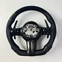 Volant de direction en cuir noir M Sports avec LED pour BMW F20 F22 F30 F32 F10 F12 F07 F01E70 E92 M3 M5 M6