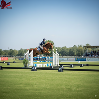 Marqueurs de terrain d'entraînement d'équitation personnalisés en PVC empilables pour l'identification des chevaux lors des concours