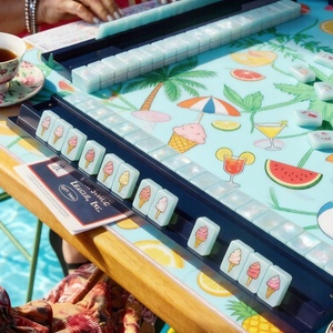 Tuiles de Mahjong Lumineuses en Acrylique Gravées – Jeu de Mahjong Américain pour les Soirées Ludiques et les Moments de Détente - Product Image 6