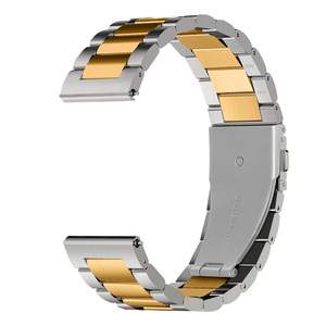 Correa de 20mm para Samsung Galaxy Watch 7/6/5 Pro/4/Pulsera de eslabones de metal clásica de acero inoxidable de 22mm para <span class=keywords><strong>Amazfit</strong></span> banda de - Product Image 4