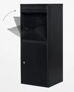 Boîtes aux lettres Boîte de dépôt de colis postale résidentielle Boîte aux lettres extérieure moderne à montage mural - Product Image 6