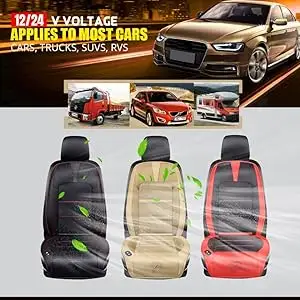 Amazon Hot Sell Universal Seat Cover Anti Slip Car Seat Cushions With Cooling Fan Breathable Car Seat Covers