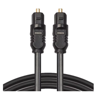 Câble audio optique SPDIF 2M avec transmission sans perte TOSLINK Ligne Hi-Fi haute fidélité anti-interférence électromagnétique