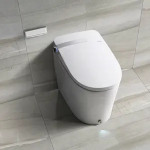 Inodoro DA90 de una pieza, inodoro inteligente para baño, asiento de bidé inteligente automático inteligente, asiento de inodoro inteligente, asiento de bidé cálido automático