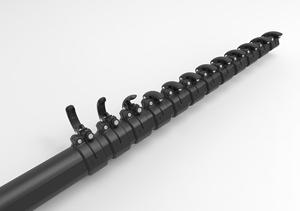 Mástil Telescópico de Fibra de Carbono Hecho en China para Limpiador de Ventanas Profesional Ova8, Mástil Telescópico de Carbono Antideslizante para Limpiar Cámaras - Product Image 6