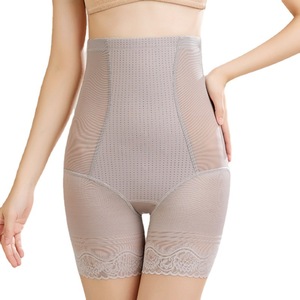 Faja Moldeadora de Cintura Alta con Compresión Firme para Mujer, Pantalones Cortos <span class=keywords><strong>Reductor</strong></span> de Abdomen, Control de Abdomen, Levanta Glúteos con Encaje - Product Image 5