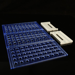 Hisamori Test <b>Tube</b> Rack 16mm 50 Well Detachable <b>Plastic</b> Centrifuge <b>Tube</b> Rack - Product Image 3