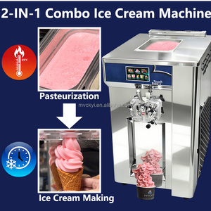 Sept/cinq/trois arômes servent doucement machine à glace Arabie saoudite artisan glacier congélateur de yogourt congelé - Product Image 2