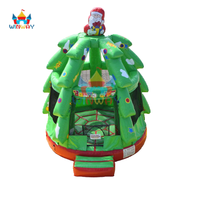 Château gonflable pour enfants, Père Noël et Grinch, en PVC écologique, pour fêtes de fin d'année, décoration de Noël intérieure et extérieure, en solde