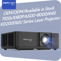 Projecteur laser VIVIBRIGHT KD2000UC 8000 ANSI Lumens pour salles de classe, salles de conférence, écoles, collèges, enseignement interactif