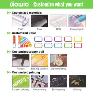 <span class=keywords><strong>Bolsa</strong></span> de Aseo Transparente Personalizada UIOWIO, <span class=keywords><strong>Bolsa</strong></span> Impermeable para Líquidos, Accesorios de Viaje, Bolsas de Maquillaje para Mujeres y Hombres - Product Image 4