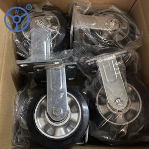 ล้อยาง /pu แกนอลูมิเนียมหนัก5 6 8 <span class=keywords><strong>10</strong></span>นิ้ว wbd ล้อลาก7นิ้ว - Product Image 5