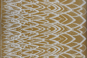 חם אופנה פורצלן לבן 3d חרוזים עם גדול קריסטל פאייטים הניצוץ חתונה תחרה כלה שמלת HY2102 - Product Image 6