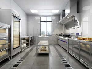 נירוסטה מטבח עיצוב מודרני מטבח עיצוב ארון עם כיור - Product Image 5