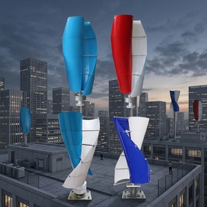 Générateur d'énergie solaire 20 kW, éolienne verticale pour usage domestique, corps en acier au carbone, générateurs éoliens verticaux X-20 kW pour maisons X-20 kW - Product Image 1