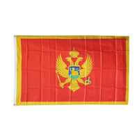 Drapeau tchadien 3x5 pieds Drapeaux tchadiens Polyester avec œillets en laiton 3x5 pieds Drapeau pays tchadien