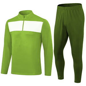 Conjunto deportivo de dos piezas para hombre, de tela de alta calidad, muy vendido, con chaqueta de entrenamiento personalizada y diseño de logotipo personalizado. - Product Image 5