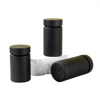 Coupe-pilules/bouteilles/flacons/capsules/comprimés/suppléments personnalisés en PET vert avec bouchon à vis, anodisés, usinés CNC, sérigraphiés