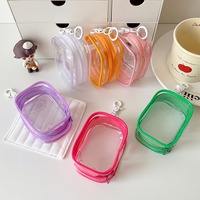 Pochette transparente personnalisée pour figurines, étui transparent pour clés, mini pochette pour figurines miniatures