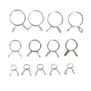 Mn65 Steel Double Wire Spring Zinc Plated <strong>Adjustable</strong> Tube Clamps <strong>Clips</strong> <strong>Ring</strong> Hose Clamps for Pipe Hose Spring Wire <strong>Clips</strong> - Product Image 6