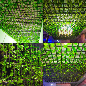 Guirlandes artificielles en lierre Xin Rongxin, 200 cm, en soie, style pastoral, pour décoration de mariage, plafond - Product Image 5