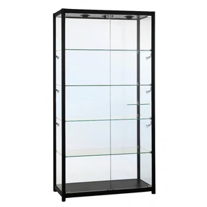 Kunden spezifische heiße Verkauf gerahmte Voll sicht gehärtete Glas <span class=keywords><strong>Display</strong></span> Vitrine Lagers chränke