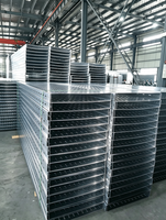 Plateau à câbles ventilé et perforé TOPFIX, gestion des câbles en acier pour bâtiments industriels certifiée CE, installation facile