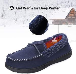 2024 nuovo Design da <span class=keywords><strong>uomo</strong></span> Memory Foam <span class=keywords><strong>pantofole</strong></span> da interno mocassino casa <span class=keywords><strong>pantofole</strong></span> da interno esterno calde <span class=keywords><strong>pantofole</strong></span> invernali - Product Image 5