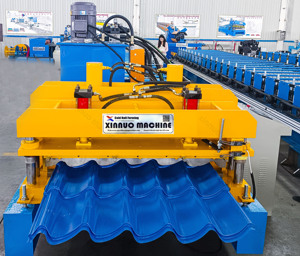 Farbe Stahl glasierte Fliesen walzen form maschine für Dach bahnen - Product Image 3