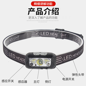 Faro LED con batería recargable, luz blanca regulable para pesca, camping, senderismo, uso de emergencia - Product Image 4