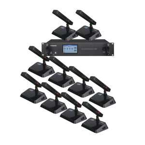 Sistema de micrófono inalámbrico profesional digital inteligente F5000 para conferencias con distancia de transmisión de 100 m - Product Image 1