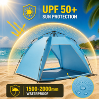 Tente automatique de haute qualité, protection solaire, abri de camping en plein air, tente de plage pliable imperméable pour pique-nique