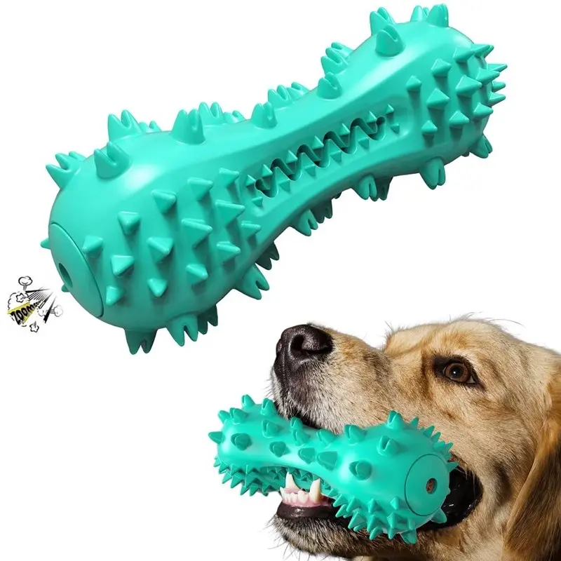 Kauçuk Pet malzemeleri köpek çiğnemek oyuncak dayanıklı Bite dayanıklı köpek diş temizleme diş fırçası
