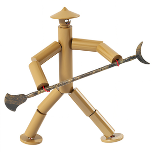Juego de Batalla de Marionetas de Madera Tradicional, Juguete de Competición para Dos Jugadores, para Espectáculos Callejeros, Diversión al Aire Libre, Padres e Hijos - Product Image 3