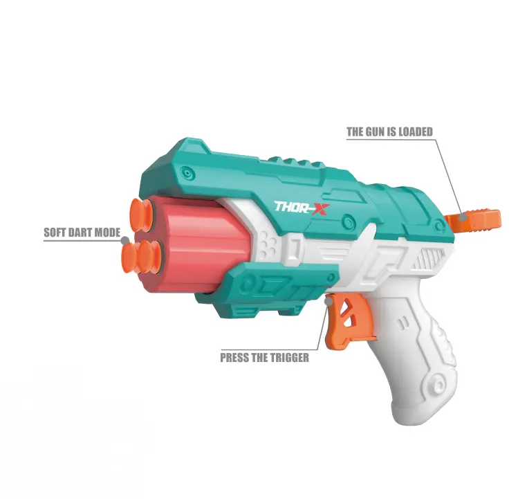 2023 vendite calde EVA pistola di lancio del proiettile morbido con deformazione di combattimento Robot pistola giocattolo Set per bambini