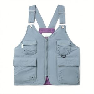 Nueva llegada de diseño personalizado sin mangas múltiples bolsillos primavera hombres acolchado utilidad chaleco chaqueta - Product Image 2