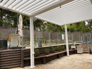 Pérgola Bioclimática Premium Personalizable <span class=keywords><strong>con</strong></span> Techo de Láminas de <span class=keywords><strong>Aluminio</strong></span> Motorizadas <span class=keywords><strong>y</strong></span> Sistema LED para Jardín o Terraza - Product Image 6