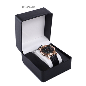 사용자 정의 로고 PU 가죽 방수 둥근 직사각형 시계 선물 상자 caja de reloj - Product Image 6