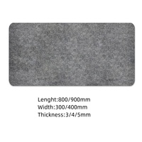 Tapis de souris de jeu de bureau en tissu feutre populaire avec Base en caoutchouc taille personnalisée tapis de bureau en feutre tapis d'ordinateur tapis de bureau