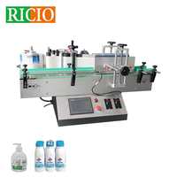Étiqueteuse automatique verticale de table pour pots de miel en verre, étiquettes adhésives pour bocaux, machine d'étiquetage de bouteilles rondes de bureau