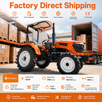 Tracteur agricole LAWNIO à quatre roues motrices, moteur 4 cylindres, performance optimale pour le travail sur le terrain, fourni directement par l'usine